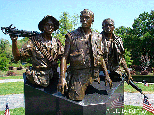 Three Servicemen memorial in Apalachicola